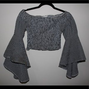 LF Gingham Crop Top